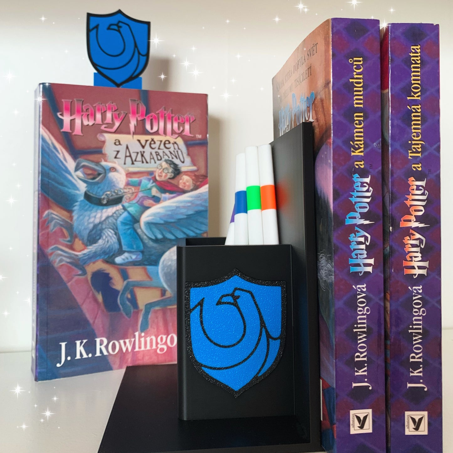 Magical Houses Bookend & Pencil Holder