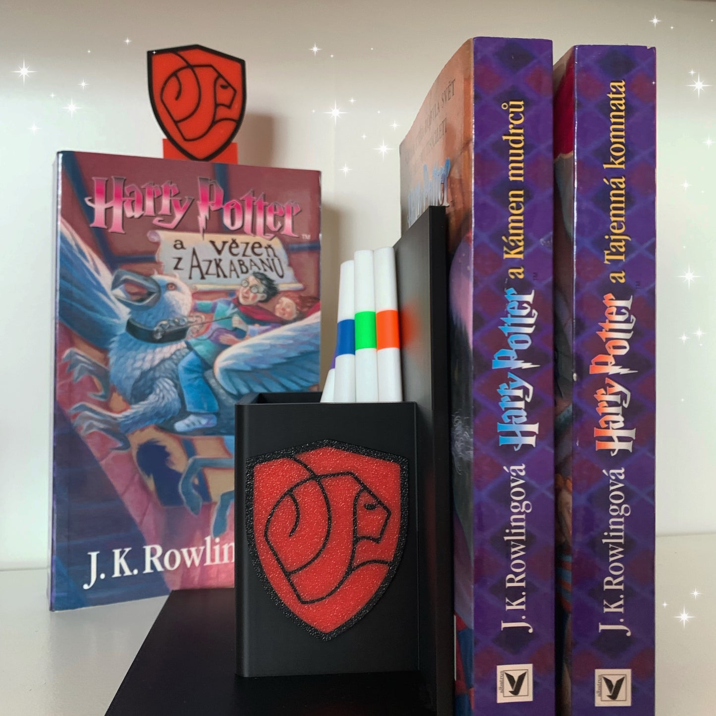 Magical Houses Bookend & Pencil Holder