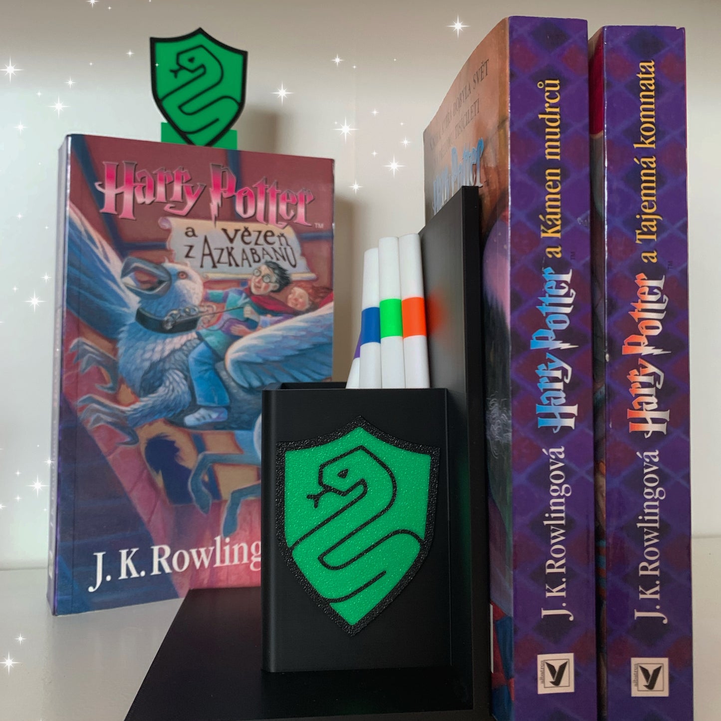 Magical Houses Bookend & Pencil Holder